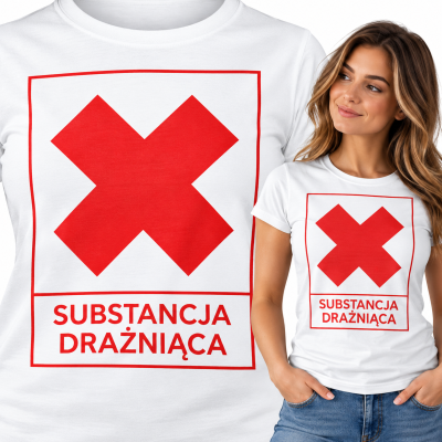 KOSZULKA ŚMIESZNA DAMSKA SUBSTANCJA